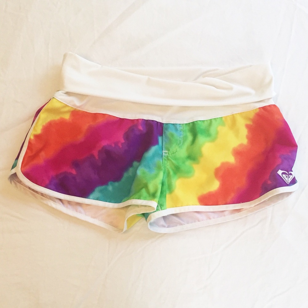 Roxy Rainbow Tie Dye Shorts Size 3